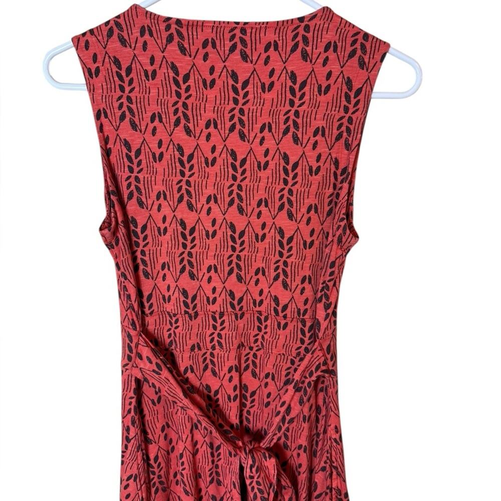 Toad & Co Women’s Sz Medium Cue Sleeveless Wrap Dress  Printed - Picture 6 of 7
